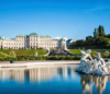 Foto vom Schloss Belvedere in Wien